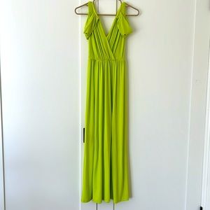 Lemon green dress so great for summer parties